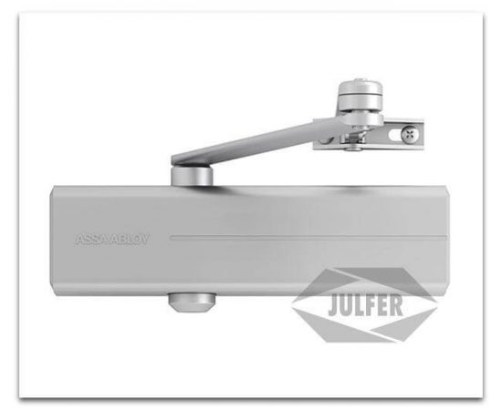 Muelle Cierrapuertas homologado de brazo articulado Assa Abloy DC140